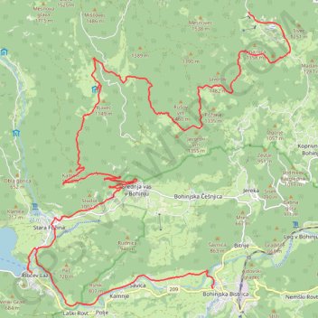 JULIANA BIKE - stage 1: Bohinjska Bistrica - Goreljek GPS track, route, trail
