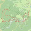 La Roque et Buron du Pendouliou de Fabrègues GPS track, route, trail