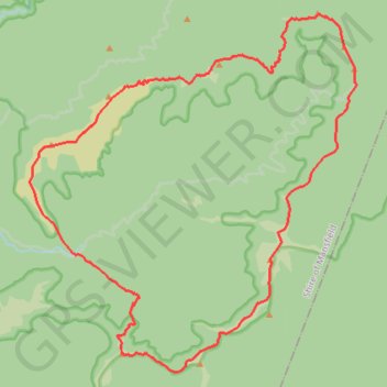 The Bluff Loop GPS track, route, trail