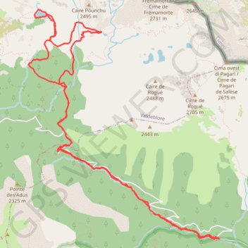 Randonnée du 06/10/2023 à 09:34 GPS track, route, trail