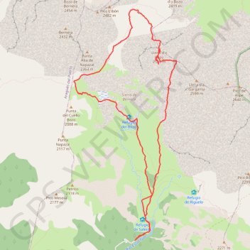 Llena del Bozo GPS track, route, trail